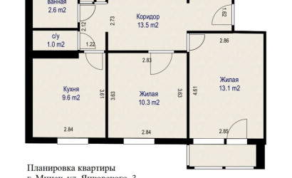 Купить 2-комнатную квартиру, Минск, ул. Янковского, д. 3 (Фрунзенский район). Фото 19
