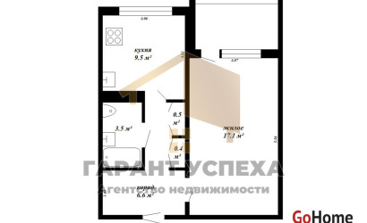 Купить 1-комнатную квартиру, Брест, пер. Заводской 3-й, д. . Фото 9