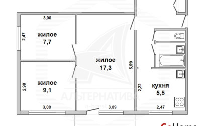 Купить 3-комнатную квартиру, Брест, Заводская, ул. Янки Купалы. Фото 1