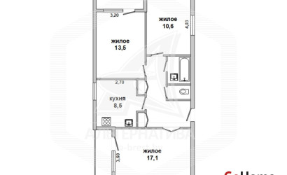 Купить 3-комнатную квартиру, Брест, Центр, ул. Орджоникидзе. Фото 20