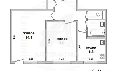 Купить 2-комнатную квартиру, Брест, Центр, ул. Интернациональная. Фото 13