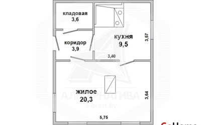 Купить дом в деревне, Внучки, Дмитровичский с/с, 13.63 соток. Фото 8