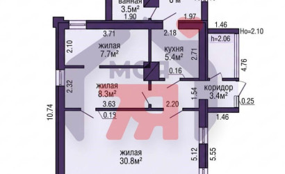 Купить дом, Городечно, Пушкина ул., 20.46 соток. Фото 19