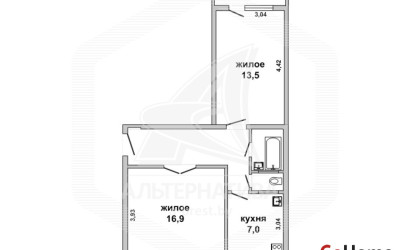 Купить 2-комнатную квартиру, Брест, Дубровка, ул. Дубровская. Фото 1