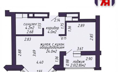 Снять 1-комнатную квартиру, Минск, ул. Евфросиньи Полоцкой, д. 5 (Фрунзенский район). Фото 17