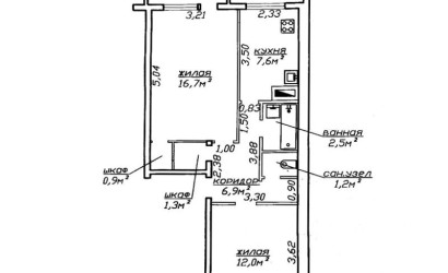 Купить 2-комнатную квартиру, Кадино, Советская, 10. Фото 15
