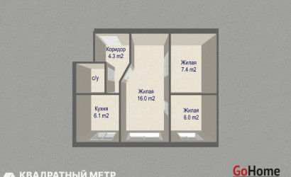 Купить 3-комнатную квартиру, Минск, просп. Независимости, д. 52 (Советский район). Фото 20