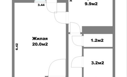 Купить 1-комнатную квартиру, Минск, Рокоссовского просп., 29 (Ленинский район). Фото 24
