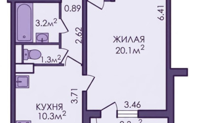 Купить 1-комнатную квартиру, Минск, Притыцкого ул., 107 (Фрунзенский район). Фото 28