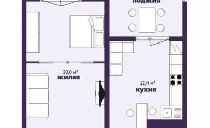 Купить 1-комнатную квартиру, Копище, Подгорная ул., 21/Б. Фото 18