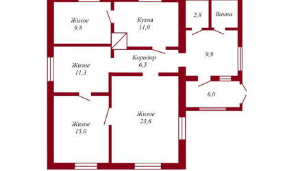 Купить дом, Городище, Озёрный, 18.15 соток