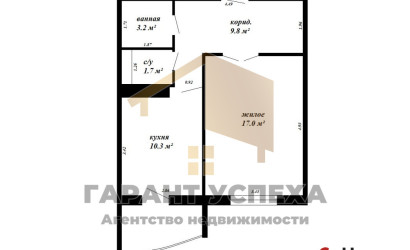 Купить 1-комнатную квартиру, Брест, ул. Героев обороны Брестской крепости, д. . Фото 13