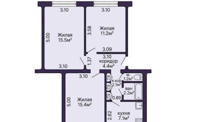 Купить 3-комнатную квартиру, Минск, Брестская ул., 70/2 (Октябрьский район). Фото 2