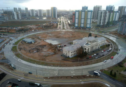 В «Минск Мире» открыли автомобильное кольцо возле старого аэропорта