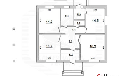 Купить дом, Жабинка, г. Жабинка, 17.87 соток. Фото 1