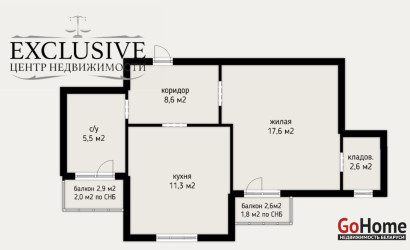 Купить 1-комнатную квартиру, Минск, Дзержинского просп., 78 (Московский район). Фото 4