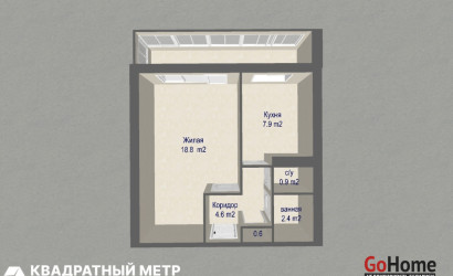 Купить 1-комнатную квартиру, Минск, ул. Коласа Якуба, д. 50/1 (Первомайский район). Фото 17