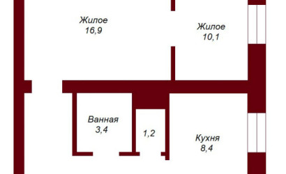 Купить 2-комнатную квартиру, Брест, ул. Карла Маркса, д. . Фото 10