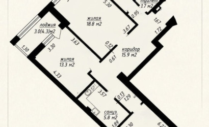 Купить 3-комнатную квартиру, Минск, Скрыганова ул., 4/А (Фрунзенский район). Фото 25