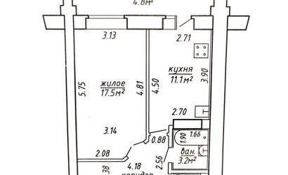 Купить 1-комнатную квартиру, Новополоцк, Коласа ул., 82. Фото 2