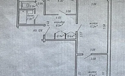  117.9 м2, Минск(Пулихова ул., 45)