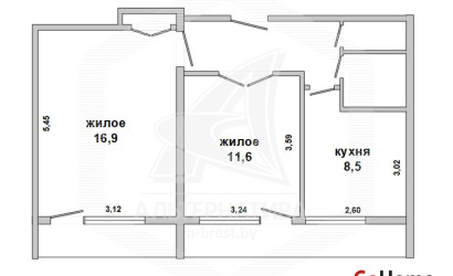 Купить 2-комнатную квартиру, Брест, Центр, ул. Ленина. Фото 1
