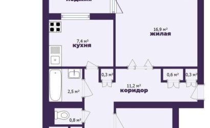 Купить 3-комнатную квартиру, Солигорск, Козлова ул., 9. Фото 19