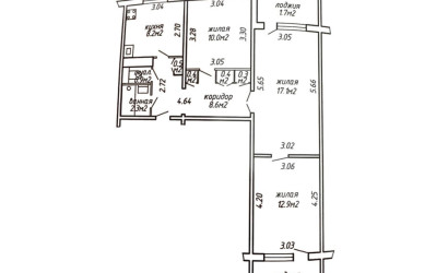Купить 3-комнатную квартиру, Минск, Асаналиева ул., 4 (Октябрьский район). Фото 5