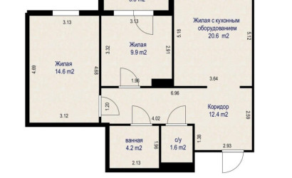 Купить 3-комнатную квартиру, Боровляны, Интернациональная ул., 35. Фото 28