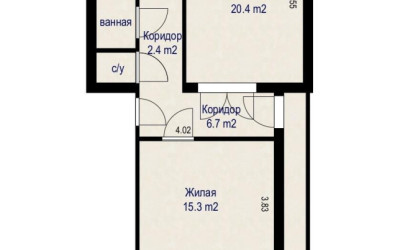 Купить 2-комнатную квартиру, Правдинский, Юбилейная ул., 6. Фото 21