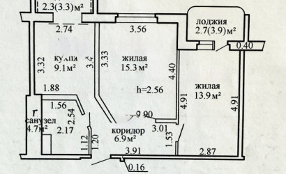 Купить 2-комнатную квартиру, Витебск, Фрунзе, 116/2. Фото 22