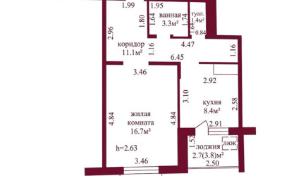 Купить 1-комнатную квартиру, Гродно, Магистральная, 16. Фото 14