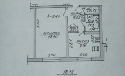 Купить 1-комнатную квартиру, Витебск, 1-й Тираспольский, 5. Фото 11