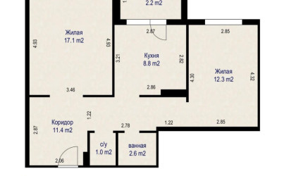 Купить 2-комнатную квартиру, Копище, Лопатина ул., 2. Фото 1