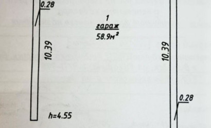 Продажа гаража, Витебск, Гагарина, 58.9 кв.м.