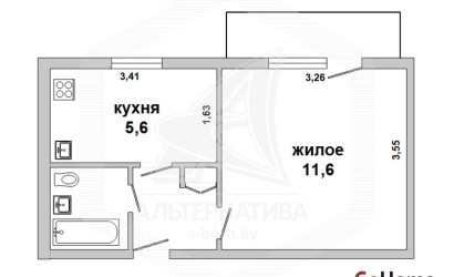 Купить 1-комнатную квартиру, Брест, Граевка, ул. Красногвардейская. Фото 12