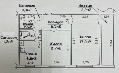 Купить 2-комнатную квартиру, Гомель, 8-я Иногородняя, 2/13. Фото 2