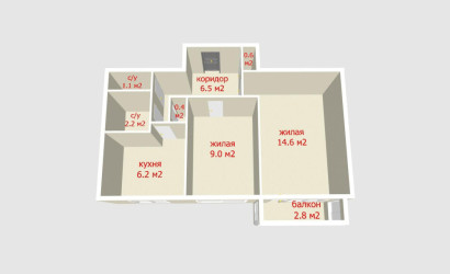 Купить 2-комнатную квартиру, Минск, Уборевича ул., 22 (Заводской район). Фото 19