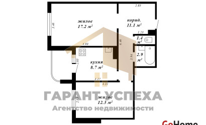 Купить 2-комнатную квартиру, Брест, ул. Молодогвардейская. Фото 10