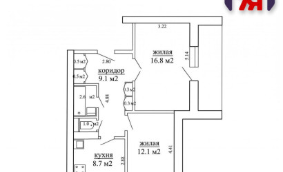 Купить 2-комнатную квартиру, Минск, Голодеда ул., 5/2(Заводской район). Фото 20