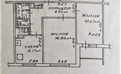 Купить 2-комнатную квартиру, Гомель, Речицкий, 43. Фото 4