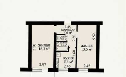 Купить 2-комнатную квартиру, Минск, Беляева ул., 3 (Первомайский район). Фото 23