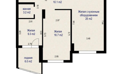 Купить 3-комнатную квартиру, Минск, Минина ул., 6 (Московский район). Фото 2