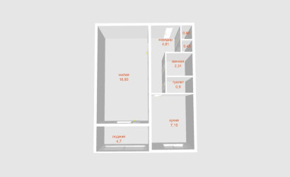 Купить 1-комнатную квартиру, Минск, Кульман ул., 32(Советский район). Фото 2