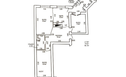 Купить 3-комнатную квартиру, Ельница. Фото 5