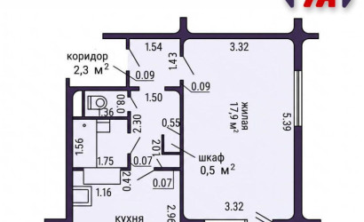 Купить 1-комнатную квартиру, Гатово, Металлургическая ул., 26/3. Фото 14
