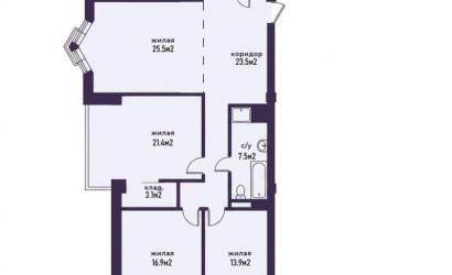Купить 4-комнатную квартиру, Минск, Беломорская ул., 23 (Советский район). Фото 50