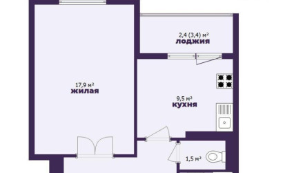 Купить 1-комнатную квартиру, Минск, Пташука ул., 7 (Ленинский район). Фото 20