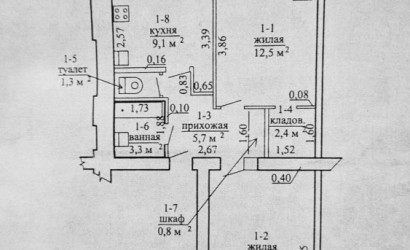 Купить 2-комнатную квартиру, Мачулищи, Гвардейская ул., 3. Фото 11