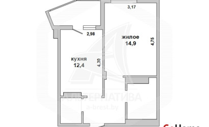 Купить 1-комнатную квартиру, Брест, Вулька, ул. Махновича. Фото 1